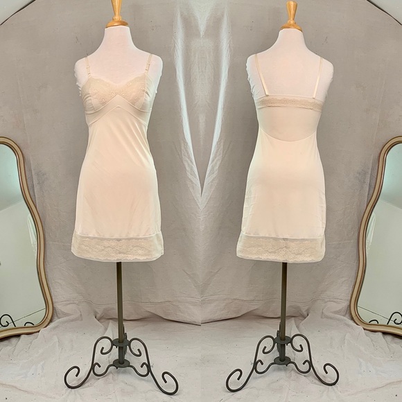 Vintage Other - *Vintage Vanity Fair Lace Slip Dress*
